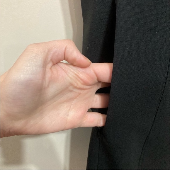 Theory Helaina Classic Dress Black Wool Size 8 Sleeveless - Picture 13 of 15